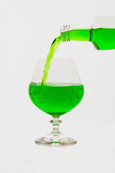 Lemonade of green color — Stock Photo, Image