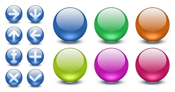 A set of web buttons — Stock Photo, Image