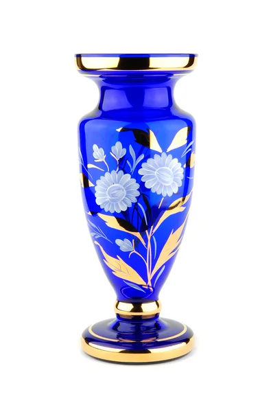 Modrá váza — Stock fotografie