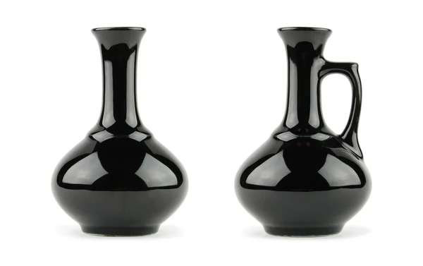 Černá váza — Stock fotografie