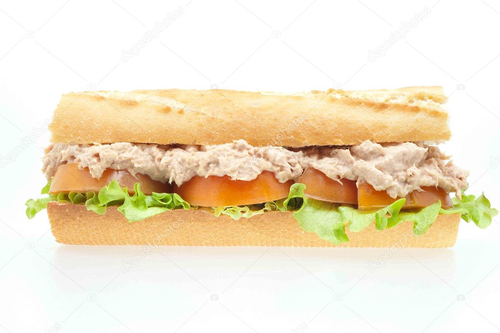 Tasty sandwiches of tuna