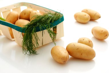 Potatoes. clipart