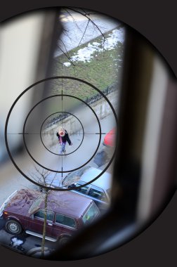 Sniper target clipart