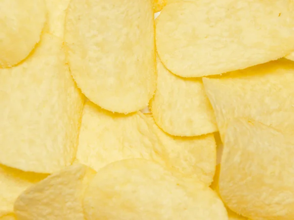 Getrocknete Kartoffelchips Nahaufnahme — Stockfoto