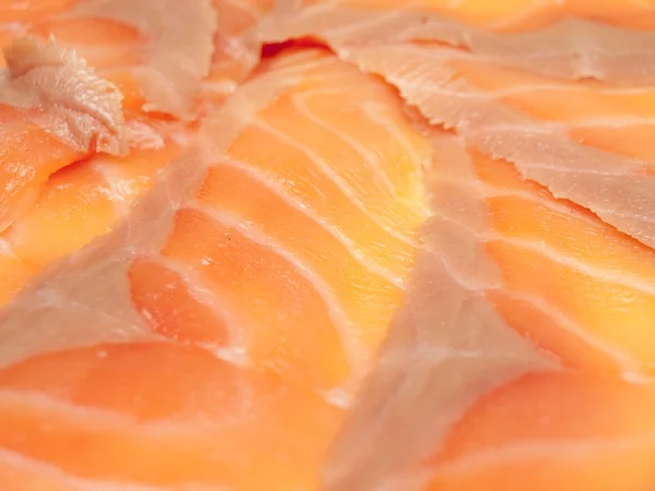 Macro de delicioso filé de salmão Imagem De Stock