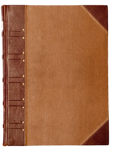 Tomt täcka av en vintage bok — Stockfoto