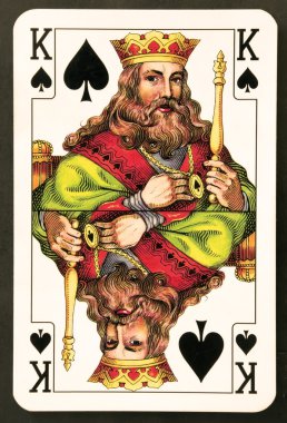 Playing card king clipart