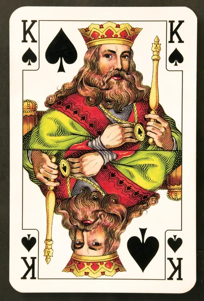 Playing card king — Stock Photo, Image
