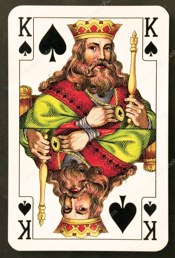 Playing card king