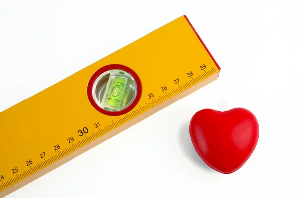 Herz messen — Stockfoto