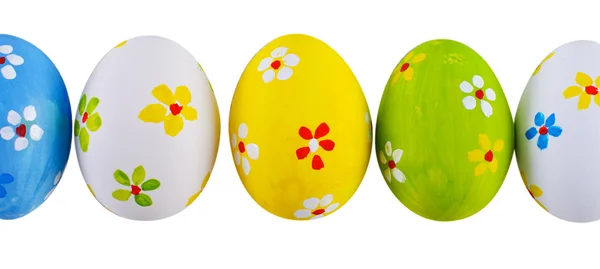 Hand painted easter eggs. — Stock Photo, Image