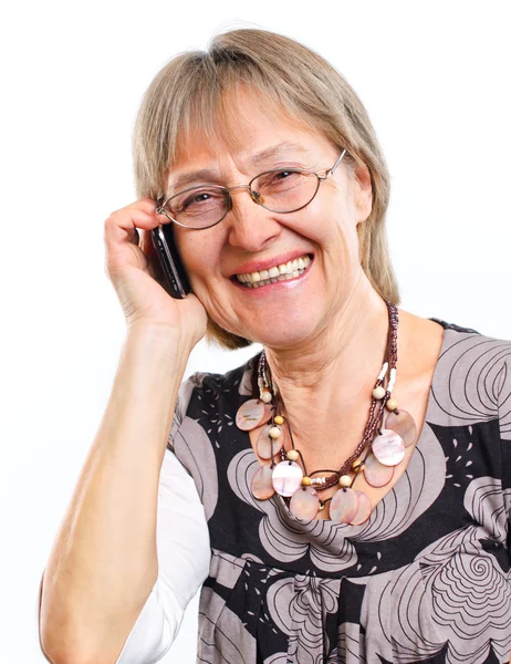 Happy Senior Woman With A Lovely Smile — Stock Photo, Image