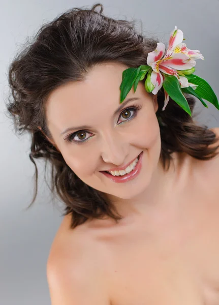 Krásná mladá žena s módní make-up Royalty Free Stock Obrázky