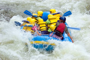 Whitewater Rafting clipart