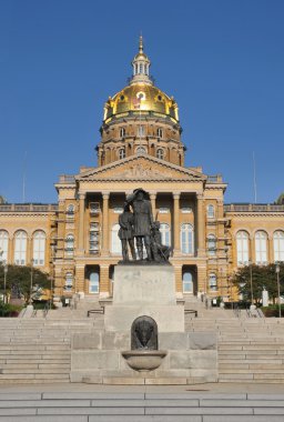 Des moines Iowa state capitol Binası