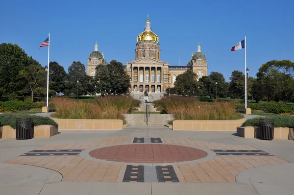 stock image Des Moines Iowa State Capitol Building