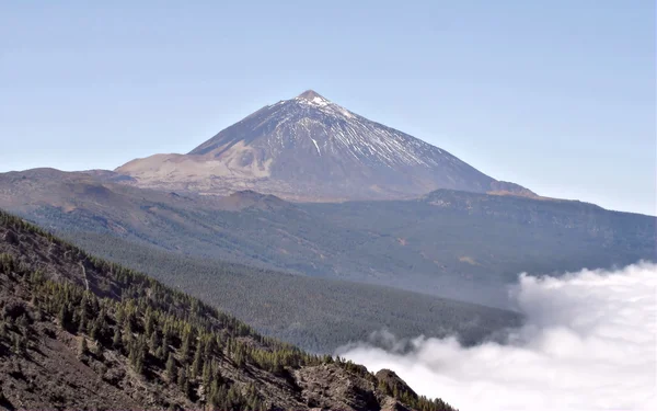 Mount Teide over the clouds — Stock Photo, Image