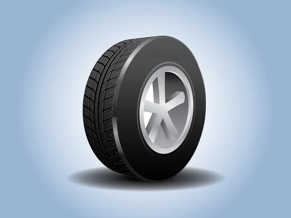3d tire — Stock Vector