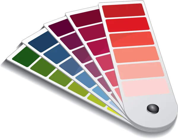 Pantone color guide — Stock Vector