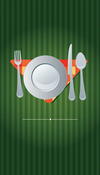Invitation restaurant — Image vectorielle