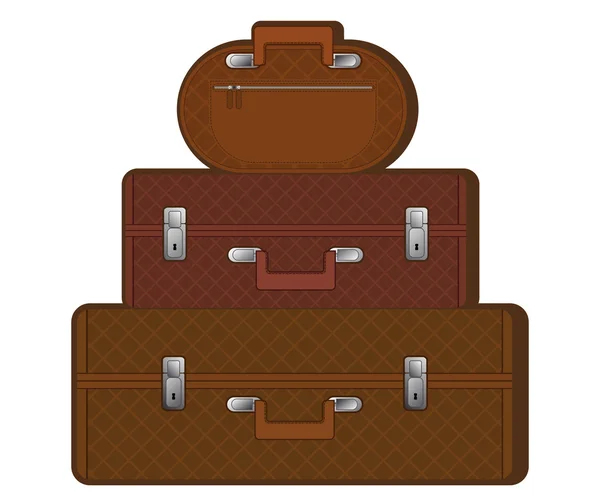 Suitcases — Stock Vector