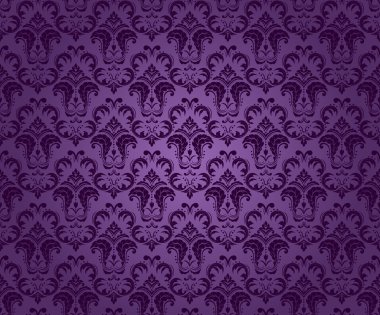 Purple seamless ornament