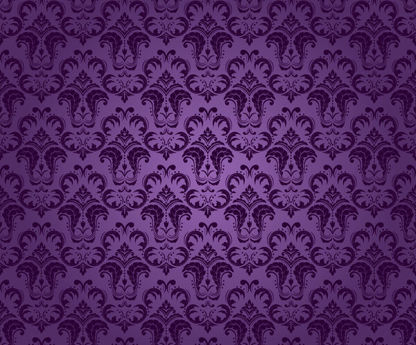 Purple seamless ornament