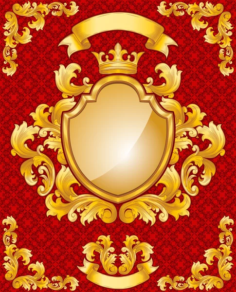 Königliches Emblem — Stockvektor