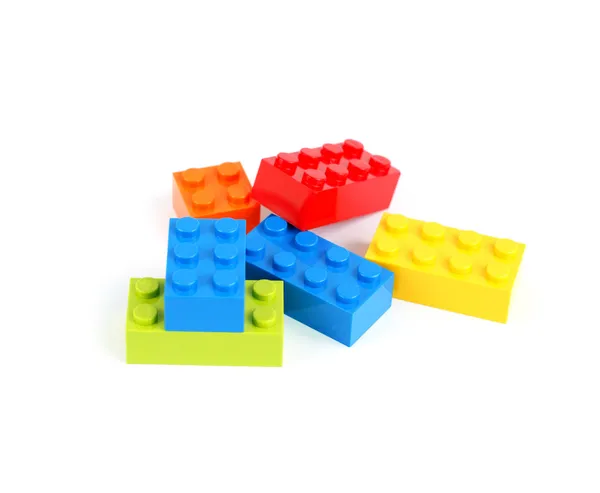 Farbige Legosteine lizenzfreie Stockfotos