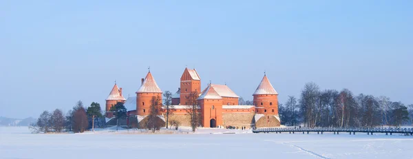 Κάστρο το χειμώνα Φωτογραφία Αρχείου