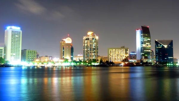 stock image Dubai Creek Skyline