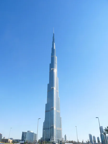 Eine allgemeine Außenansicht des Burj Khalifa — Stockfoto