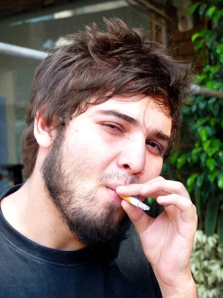 stock image Asian Youngster Smoking