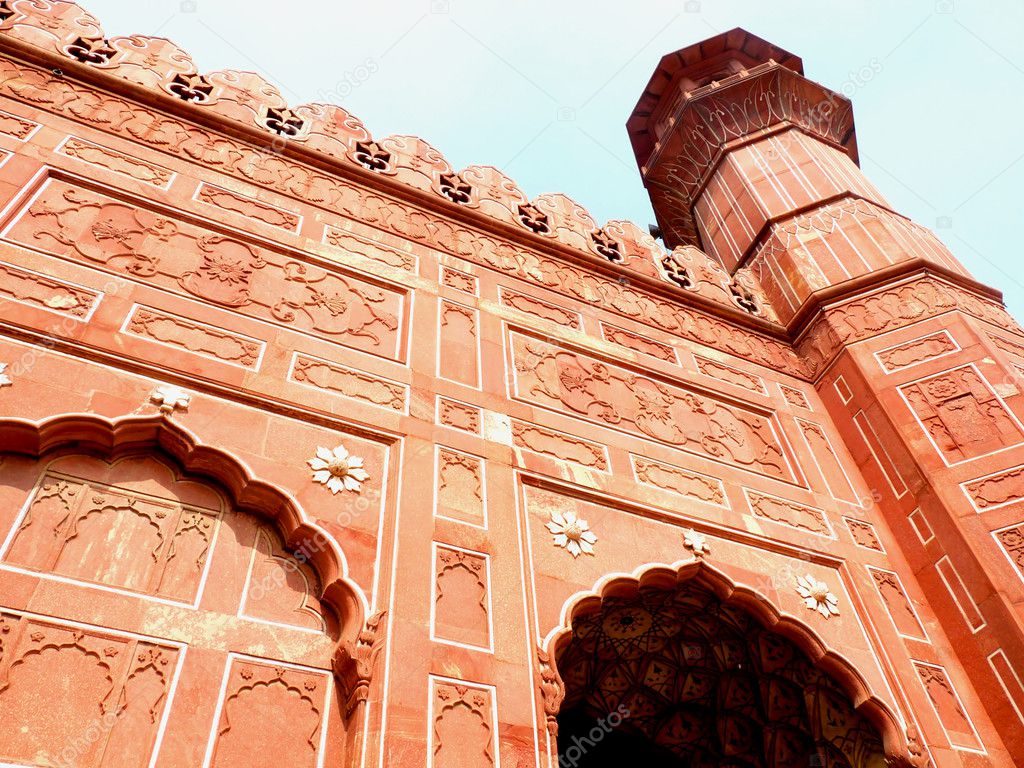Wall Art of Badshahi Mosque Lahore.