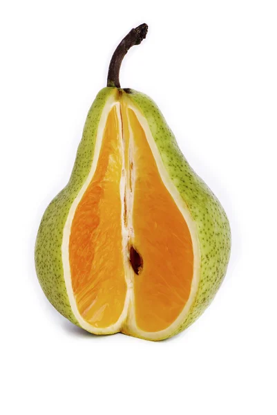 Päron apelsin — Stockfoto