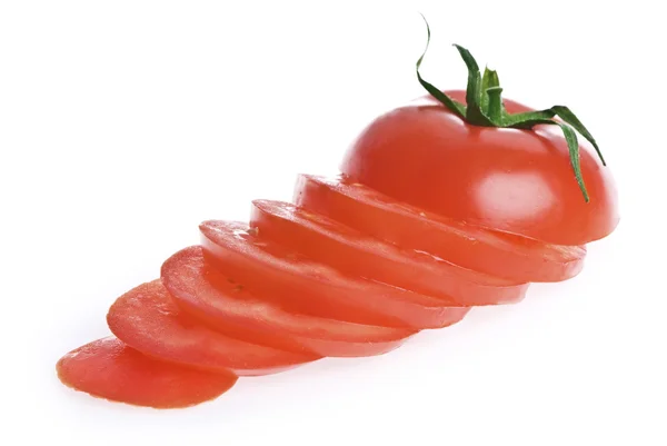 Skiveskåret tomat - Stock-foto