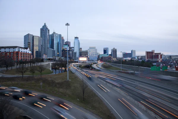 Skyline der Innenstadt von Atlanta — Stockfoto