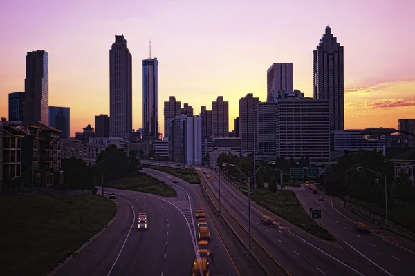 Skyline del centro di Atlanta — Foto Stock