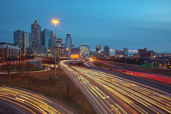 Skyline der Innenstadt von Atlanta — Stockfoto