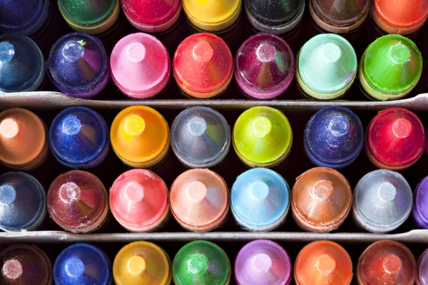 Яскраві кольорові олівці для шкільного приладдя Стокове Фото