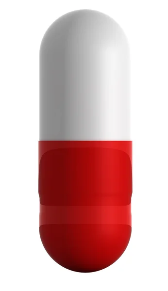 Kırmızı kapsül — Stok fotoğraf