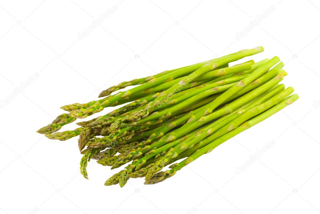 Fresh Asparagus Isolated
