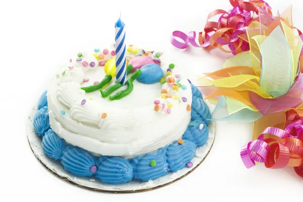 První narozeninový dort — Stock fotografie