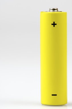 Yellow battery clipart