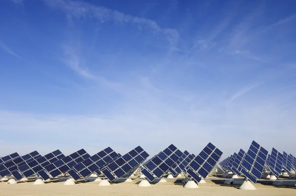 太陽電池のフィールド — ストック写真