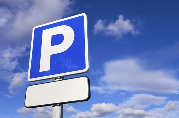 Parkovací signál — Stock fotografie