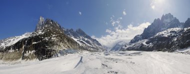 Alps panoramic clipart