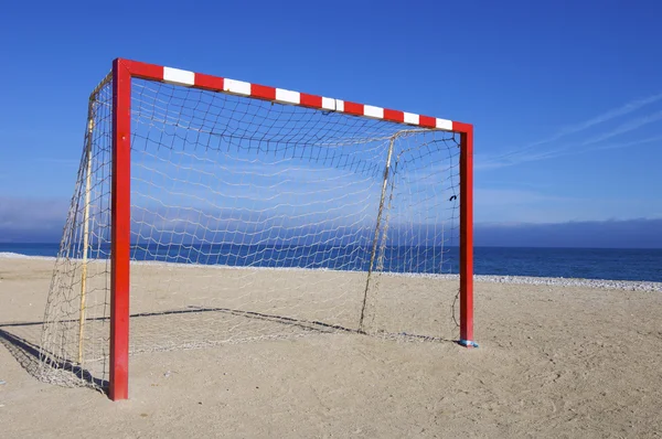 stock image Goal in the beach