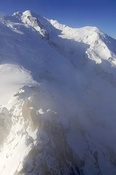 Mont Blanc pico — Fotografia de Stock