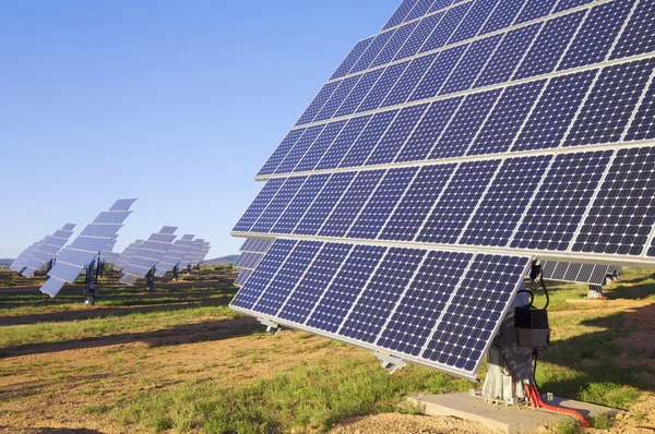 Paneles fotovoltaicos — Foto de Stock